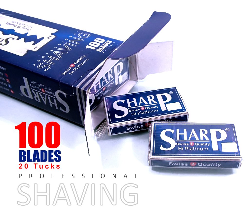 Thick Sharp Razorblade SHARP HI PLATINUM DURABLADE SWISS QUALITY DOUBLE EDGE RAZOR BLADE T5 ...