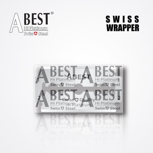 ABEST HI PLATINUM DOUBLE EDGE DURABLADE SWISS QUALITY RAZOR BLADES T10-B100 P500 PCS 3