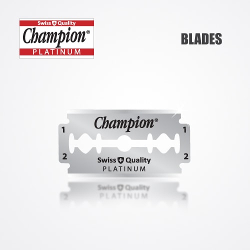 DURABLADE SWISS QUALITY CHAMPION PLATINUM DOUBLE EDGE RAZOR BLADES 5 PCS 2