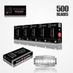 LOI TITANIUM DOUBLE EDGE DURABLADE SWISS QUALITY RAZOR BLADES T10-B100 P500 PCS 1