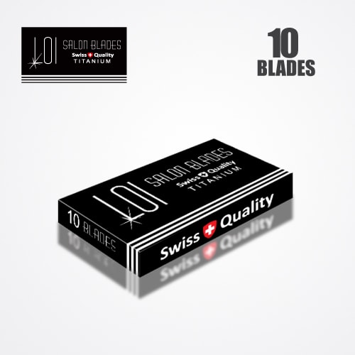 LOI TITANIUM DOUBLE EDGE DURABLADE SWISS QUALITY RAZOR BLADES T10-B200 P10000 PCS 4
