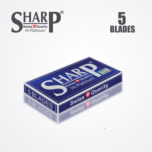 SHARP HI PLATINUM DURABLADE SWISS QUALITY DOUBLE EDGE RAZOR BLADE T5 B50 P500 PCS 4